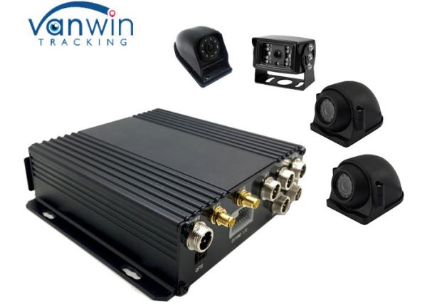 4CH mini camera 720P SD card truck security mobile dvr gps 3g wifi 4g bus car