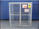 Galvanized Steel Tube Gas Cylinder Cages High Security 900*1000*500mm