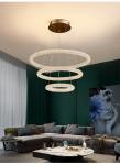 Luxury Living Room Crystal Chandelier Modern Home Decor Circle bedroom
