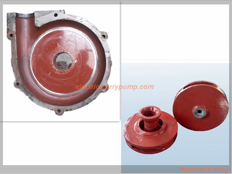 Red Stainless Steel Centrifugal Pump Parts Abrasion Resistance Easy Maintenance