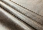 400GSM Sofa Cushion Material / Sepia Brown Polyester Fabric 150cm Width