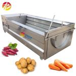 Potato and Ginger Peeling Brush Machine 1450*880*760mm Used for Vegetable