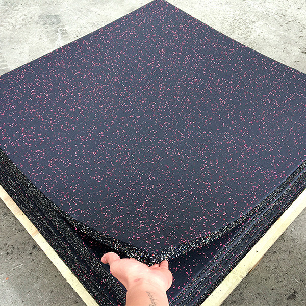 50x50cm Rubber Flooring Tiles Protective Floor Gym Fitness Mats