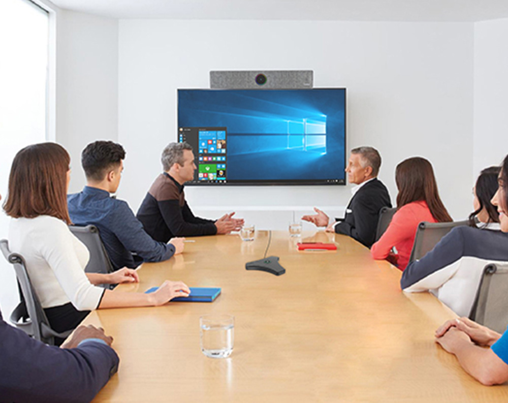 Android All-in-one ultra HD 4K Camera with Microphone and Speaker USB video sound bar for video conference