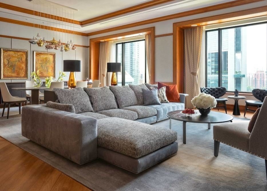 ODM Commercial Hotel Living Room Furniture Fabric Sofa