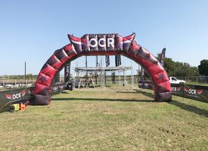 Wholesale Commercial Inflatable Arch Gate Customized Size 0.45/0.55mm Pvc Tarpaulin Material from china suppliers
