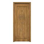 Composite Veneer MDF HDF Wood Doors Waterproof PU Paint For Hotel