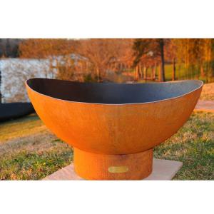 Wholesale Wood Burning Corten Steel Fire Pit For Patio Decor from china suppliers