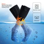 7.4V 3350mAh Rechargeable Battery Electric Heated Socks For Outdoor Riding