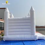 Indoor Inflatable Bouncy Castle White Wedding Jumping Castle Bounce House