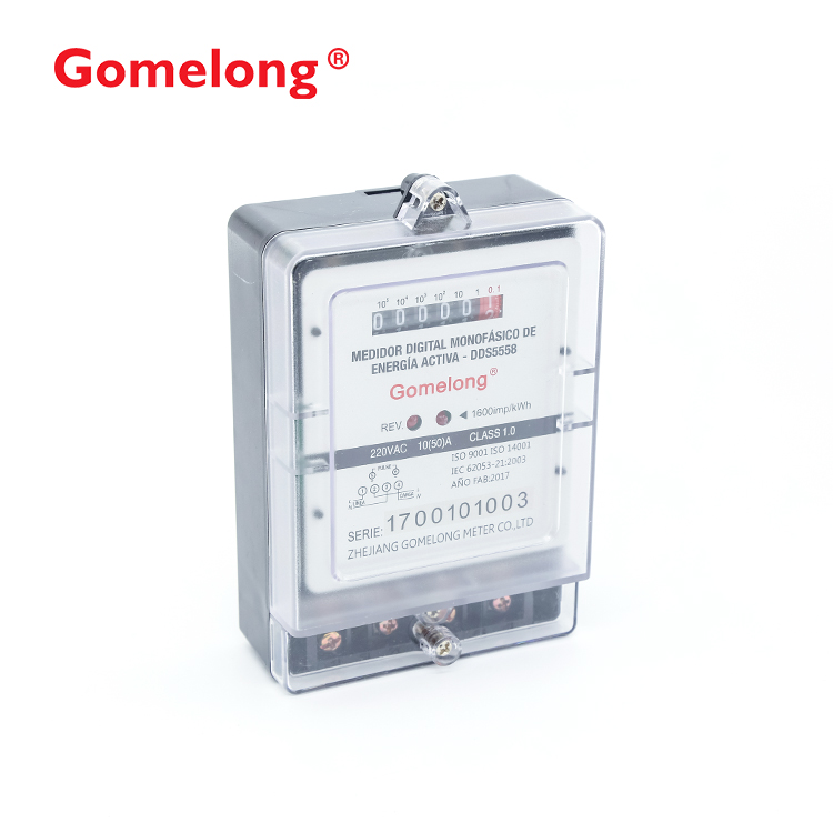 Best Selling Products DDS5558 Single Phase Static Electricity Analog And Digital Energy Meter