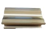 Machine Polishing Golden Oxide Aluminium Extrusion 6063 Aluminium Profiles