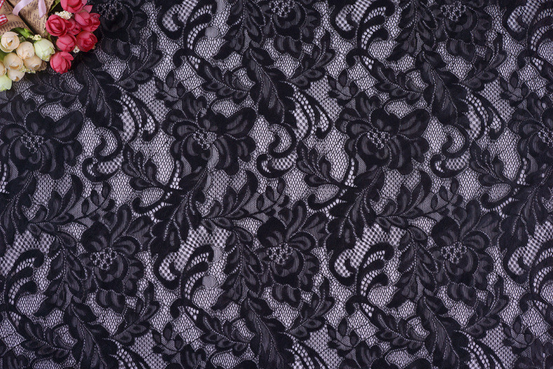 2017 Hot Sale Garment Accessories Strech French Lace Fabric with Different Color-