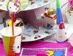 Kids Birthday Party Decoration Set Birthday Hello Kitty Theme Party Supplies