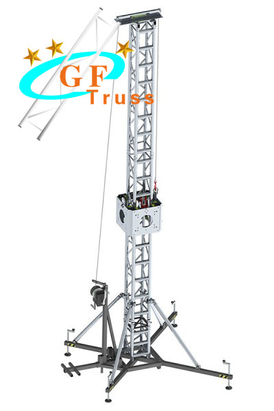 High quality Outdoor Metal stage Aluminum Spigot square truss Roof Cheap Spigot truss
