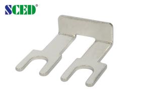 China 20A Electrical Components 10.3mm Center Space Brass Quick Contact Metal Terminal on sale