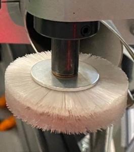 Wholesale Offset Printing Machine Soft Fur Stainless Steel Feeder Brush Wheel 45×6×12mm from china suppliers