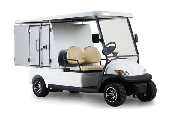 Aluminum Box Utility Golf Cart Street Legal With 2 Seats / Cargo Bed Battery