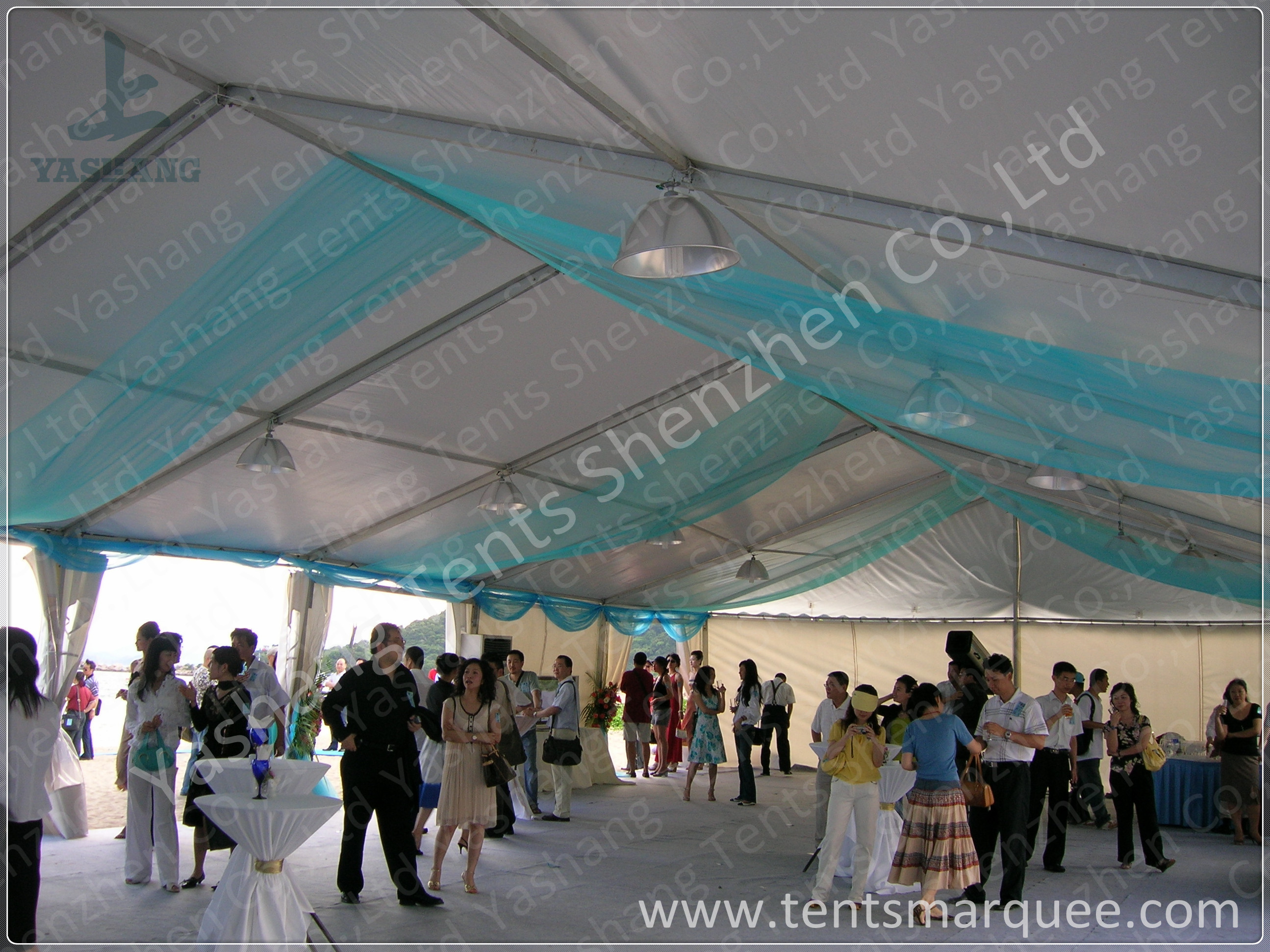 8x27M Outside custom event tents Aluminum Frame Built on the Coast