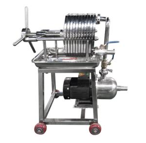 Wholesale laboratory plate and frame filter press dewatering SS304 316 Water Treatment Separation from china suppliers