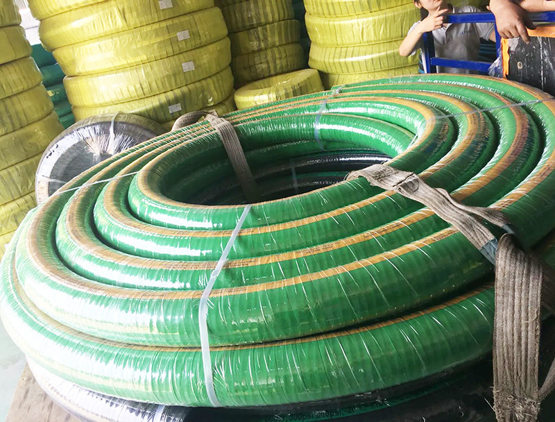 Superflex Continental XLPE Chemical Hose Blue Bulk Resistant Air Hose Coupling Camlock