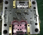 Plastic Injection Mold Tooling Four Cavity Mold Cold Runner Tool Maker