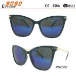 Newest Style 2017 plastic Fashionable Sunglasses ,UV 400 Protection Lens