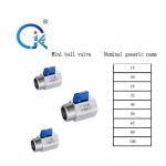316 Stainless Steel Angle Valve OEM Mini Male Female Ball Valve