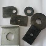 Zinc Plain Shims Round Hole Square Washers OEM Galvanized Large Metal Square