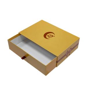 Wholesale Black Drawer Gift Boxes for Custom Logo Silk Scarves Underwear Socks Panties Packaging from china suppliers