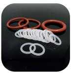 Top-Grade 90 Shore Rubber FKM O-Ring Seal AS568 PG Standard Size for Sealing