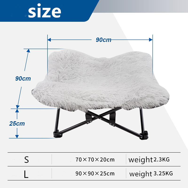 raised dog cot