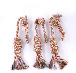 Wholesale Colorful Dog Rope Toy , High Durability Rope Chew Toys For Dogs 46CM 85G from china suppliers