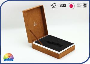 Wholesale Retro Style Biodegradable Hinged Lid Gift Box For Glass Bottle from china suppliers