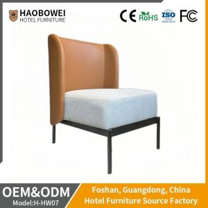 Wholesale Modern Leisure Solid Wood Leather Chair Wholesale Guest Living Room Hotel Furniture from china suppliers