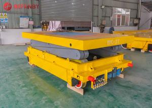 Wholesale 20 Ton Scissor Lift Sliding Line Rail Transfer Trolley from china suppliers