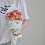 Flower Wrapping Paper Material Flower Paper Art Paper Ins Style Decoration