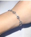 Diamond Ring Buckles 0.73ct 18K Gold Diamond Bracelets Moissanite Wedding Gift