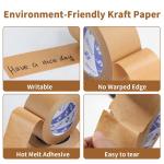 Gummed Custom Logo Self Adhesive Kraft Paper Tape For Sustainable Packaging