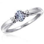 Miabella Women's 4/5 Carat T.G.W. Tanzanite Sterling Silver Semi-Eternity