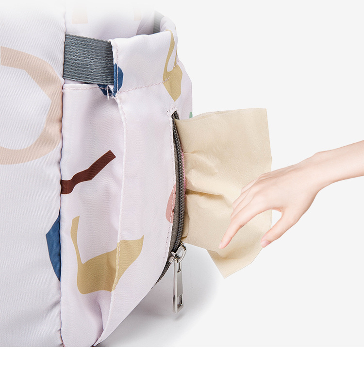 ODM OEM Oxford Multi Functional Nappy Shoulder Hand Bag 27*15*25cm