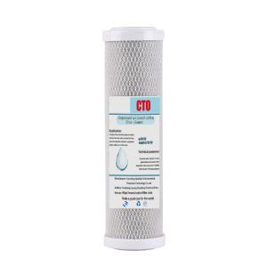 Wholesale Activated Carbon CTO Filter Cartridge Paper for Producing Fresh Water 10 Inch 20 Inch Size from china suppliers