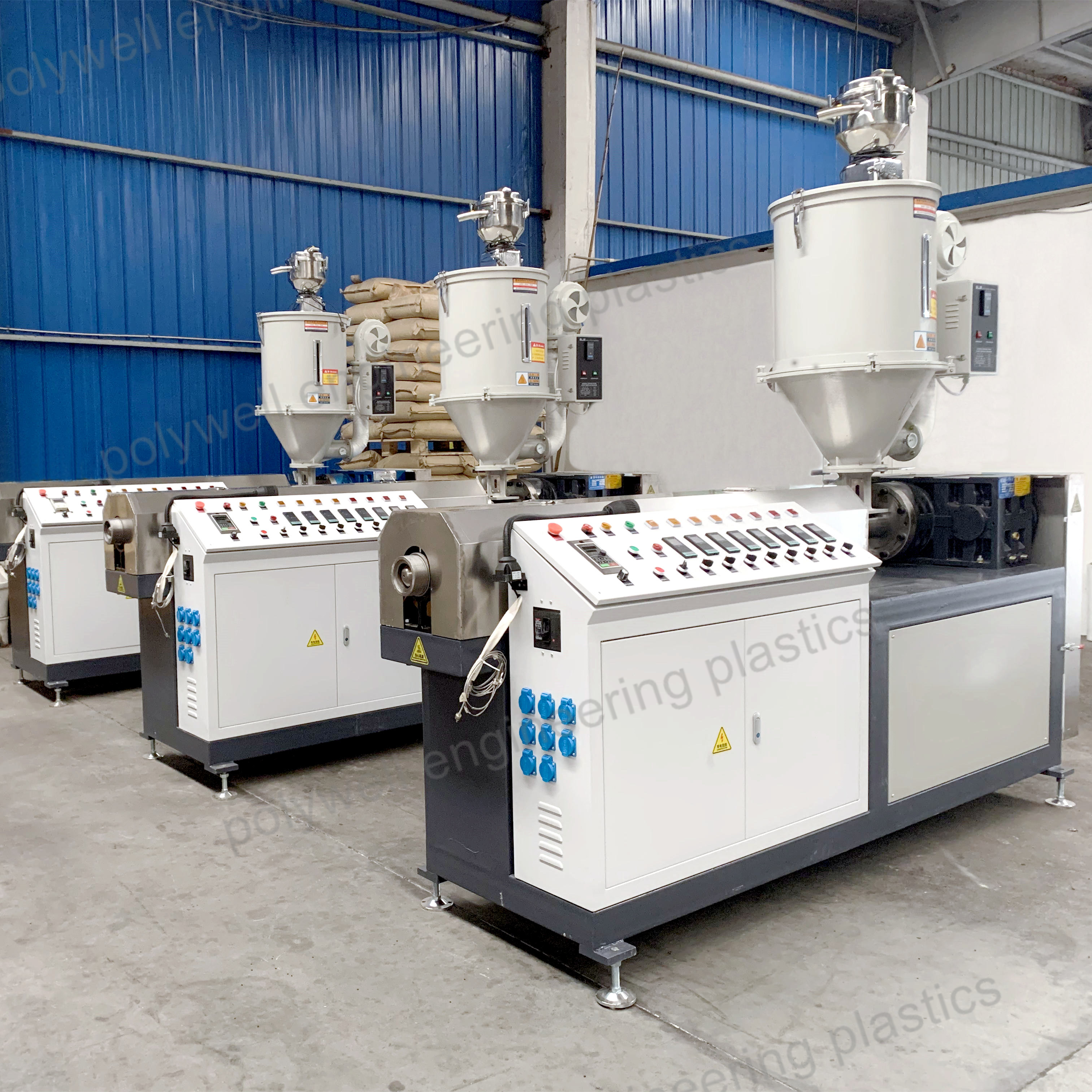 Single-Screw High Speed Thermal Break Strips Making Machine Extruder Production Line