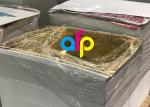 Pet Gold Silver Polyester Metalized Thermal Lamination Film Roll Corona Treated