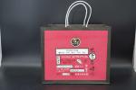 OEM / ODM Custom Printed Paper Bags White Twisted Handle Paper Bags
