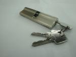 100mm(50*50) Euro Profile Double Brass Cylinder Lock with 3 brass normal keys SN