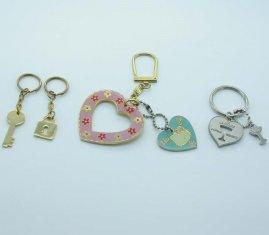 Pad Printing / Offset Pad Printing Brass Promotional Metal Keyrings