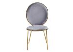 ISO18001 Light Luxury Steel And Leather Dining Chairs