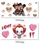 Self Adhesive Glass Cup Wraps DTF UV Sticker Direct To Film Printing