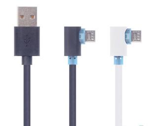 Wholesale USB 2.0 Micro B USB Cable A Male to Right 90 degree Angle Customized from china suppliers